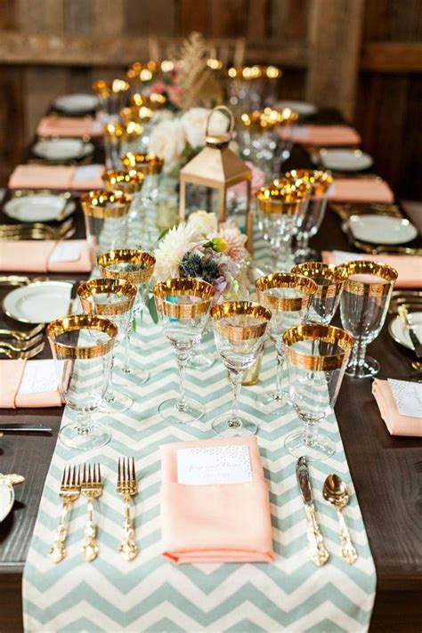 Don't miss out on elegant table centerpieces 2020 xmas deals Mint Wedding - Beautiful Table Setting #2030863 - Weddbook