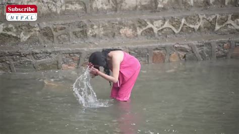 Women Sun Bath At Sali Nadi साली नदीमा महिलाहरु Youtube