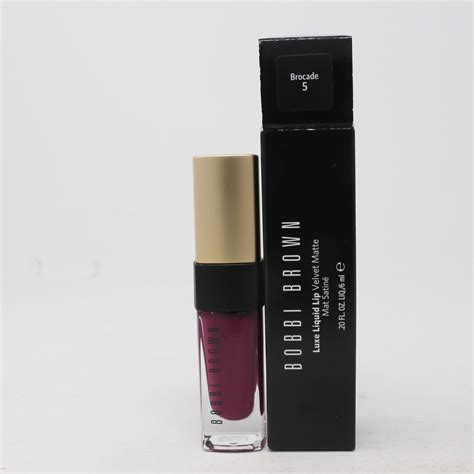 Buy Bobbi Brown Luxe Liquid Lip Velvet Matte Lipstick 020oz 5 Brocade New With Box Online In