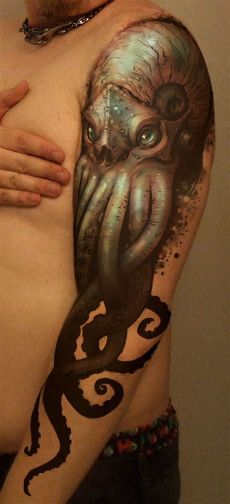 The Lovecraftsman 15 Loathsomely Beautiful Cthulhu Tattoos