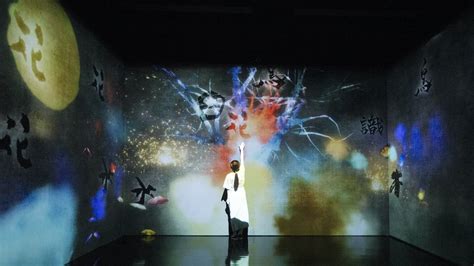 interactive digital art installation immerses viewers in mesmerizing worlds
