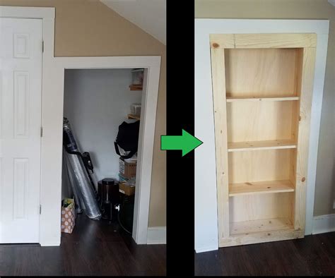 Hidden Bookshelf Door For Closet 10 Steps With Pictures Instructables