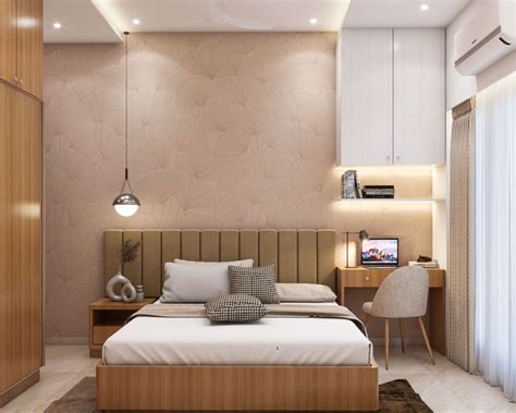 Low Maintenance Convenient Modern Master Bedroom Design Livspace