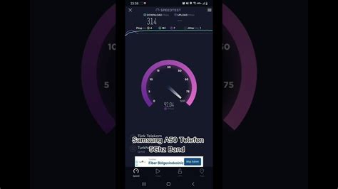 Türk Telekom Fiber internet Orjinal Modem ile wifi Üzerinden mbps