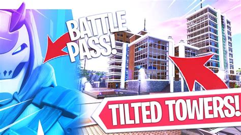 Gratis Season 9 Battle Pass Tilted Towers In De Toekomst Fortnite Battle Royale Youtube