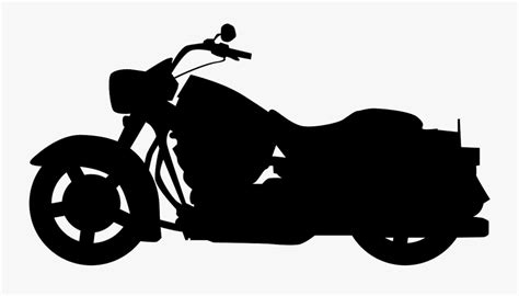 Cruiser Motorcycle Silhouette Free Transparent Clipart Clipartkey