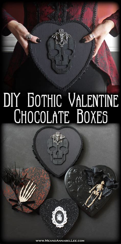 Diy Gothic Valentine Box Variations Me And Annabel Lee