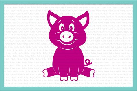 Pig Svg Baby Pig Svg Pig Clipart