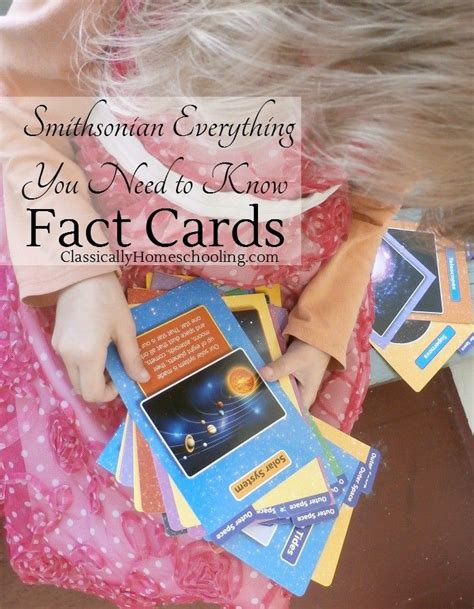 Smithsonian Everything You Need To Know Fact Cards Give Pictures To The
