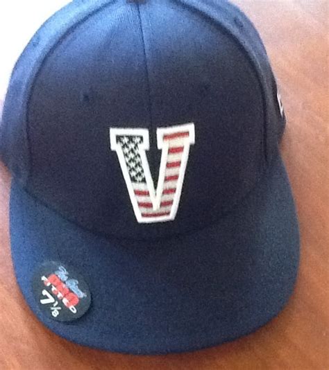 Swag Hats — Vanderbilt Official On Field Usa Fitted Hat 7 18 Grey Bottom
