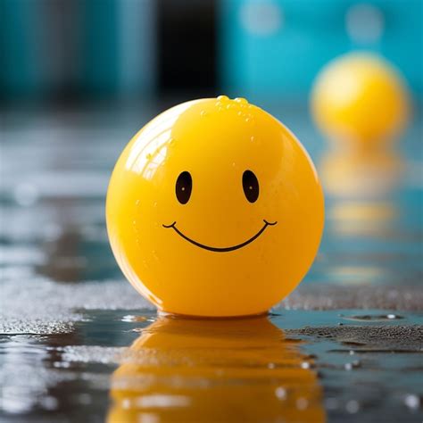 Ausdruck Der Freude Lebendige Smileys Und Emojis Feiern Mit Einem Smiley Gesicht Lachen Und