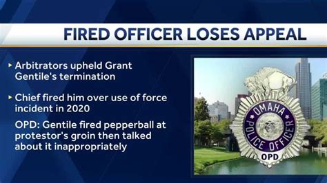 Omaha Police Officers Appeal Denied For Use Of Force Incident