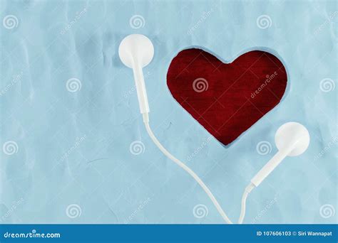 Love And Valentines Day Concept Listening Your Heart Stock Image