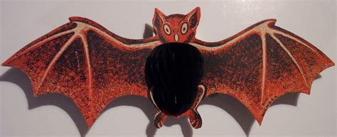 Vintage Bat Halloween Decorations Pinterest