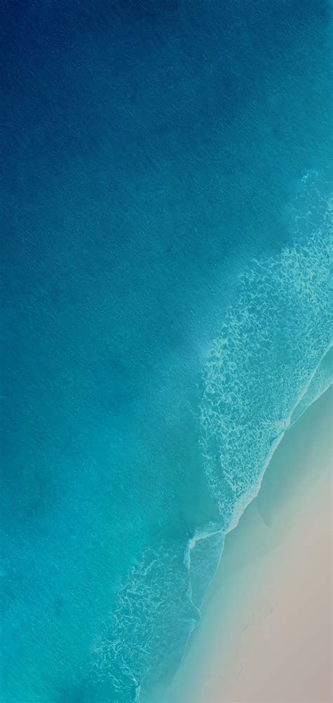 Free Download Ios 12 Iphone X Aqua Blue Water Ocean Apple Wallpaper