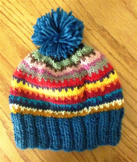 Another fun and easy hat. The pattern is a free one from Ravelry found ...