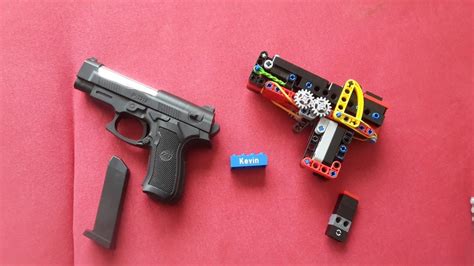 Lego Mini Technic Pistol (working) +(Tutorial) - YouTube