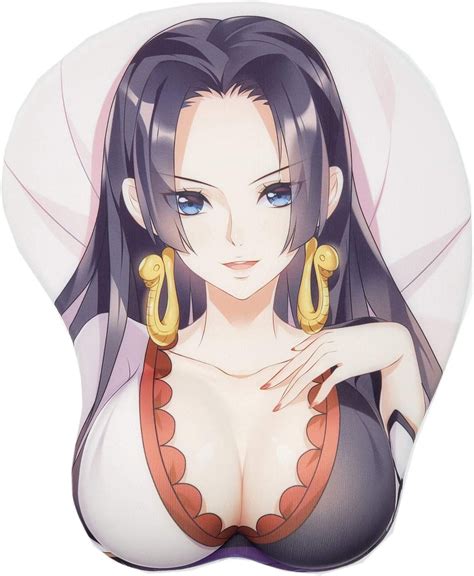 Boa Hancock Anime Mouse Pads With Wrist Rest Gaming 3d Mousepads 2way Skin Boa 1