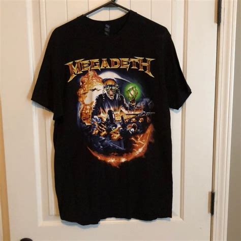 Hot Topic Shirts Megadeth Band Shirt Sz L Poshmark