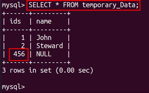 How To Use The Select Into Temp Table Statement In Mysql