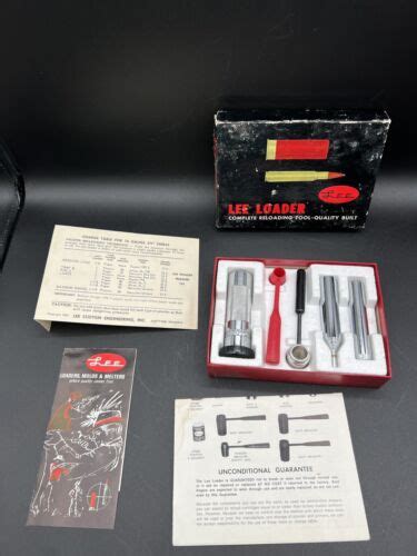 Vintage Lee Loader Complete Reloading Tool Gauge Shell Vguc Ebay