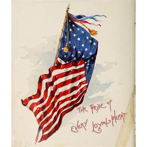 Flag Our Countrys Flag 1890 Us Flag Poster Print