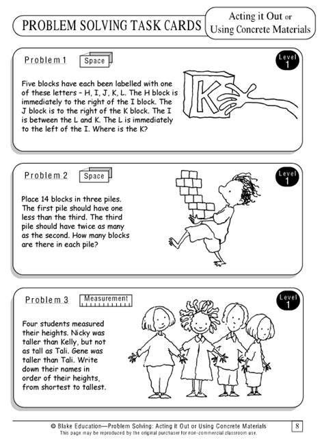 Here's a packet with a series of task cards for the "Acting it Out or