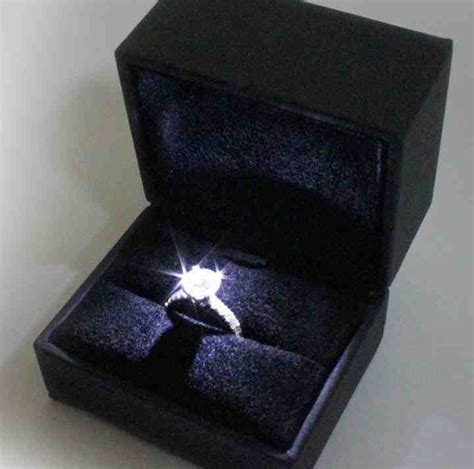 Engagement Ring Box With Light - Wedding and Bridal Inspiration