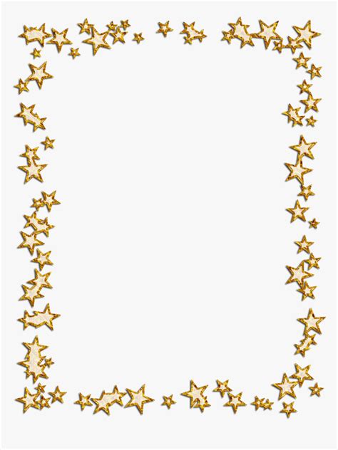 Yellow Star Borders And Frames