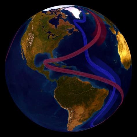 Ocean Circulation Conveyor Belts Dataset Science On A Sphere