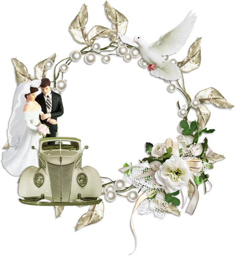 ♥ Cadre Mariage Png Noce Wedding Frame Png Cluster