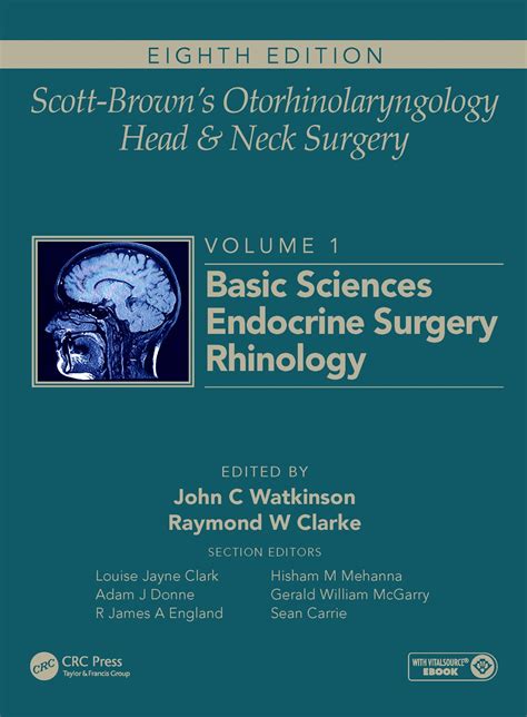 Scott Browns Otorhinolaryngology Head And Neck Surgery Volumes 13