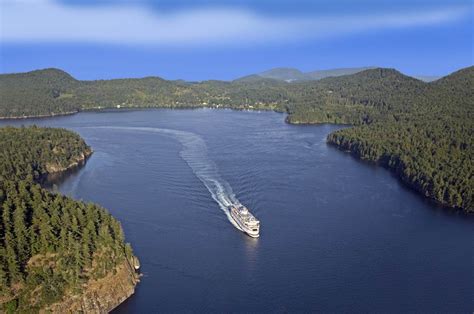 Ferry In Active Pass Gulf Islands British Columbia Canada Travel