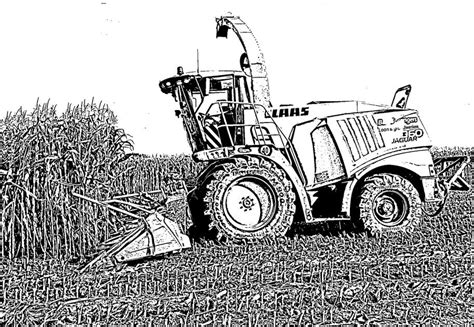 Kleurplaat Tractor 150 x 200 gif pixel. Verdie Diary