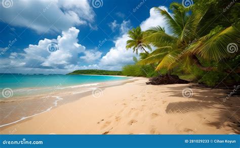 Coastal Getaway, Stunning Tropical Beach, Sun-kissed Shores, and Azure