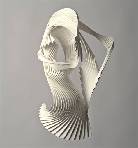 Movement And Flow Infuse Pleated Paper Sculptures And Modular Designs