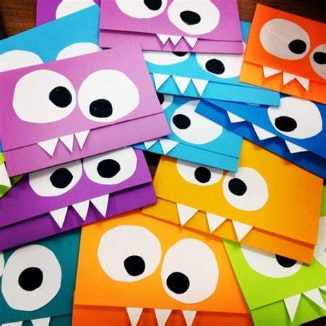 18 Fresh Einladungskarten Kindergeburtstag Basteln Monster
