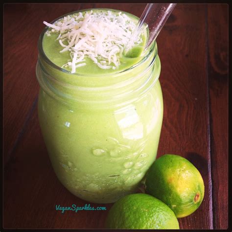 Key Lime Pie Smoothie Vegan Sparkles With Rebecca Weller