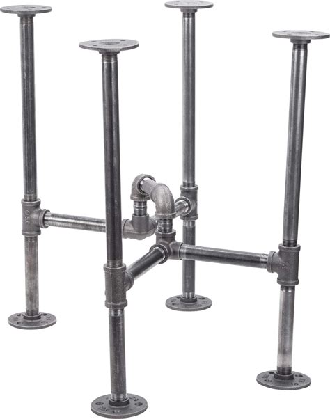 Pipe DÉcor Industrial Table Leg Set Rustic End Table Side