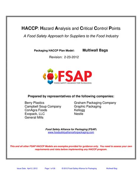 Haccp Hazard Analysis Examples Pdf Examples Vrogue Co