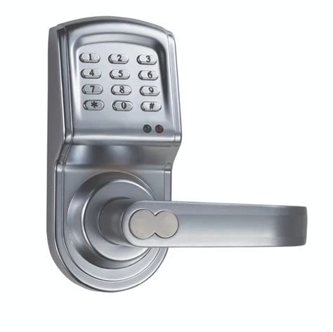 Reversible Silver Smart Digital Electronic Keypad Lock Keyless Door