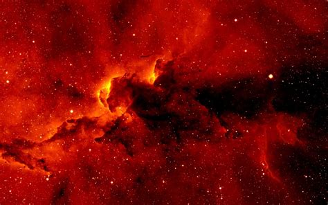 Bright Red Space Nebula Wallpapers And Images Wallpapers Pictures