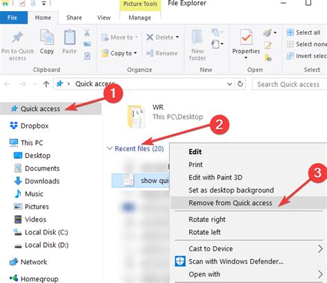 How To Remove Recent Files From Quick Access In Windows 10