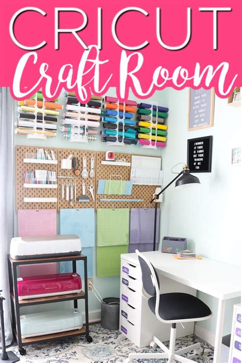 Step Inside This Cricut Craft Room And Take A Tour Craft Room Desk