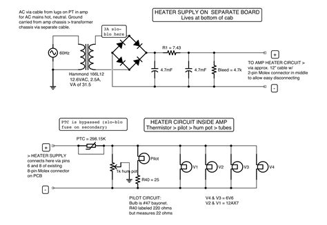 Schematic Of Dc Heater Supply Plus Heater Circuit Cub 10 Amp The