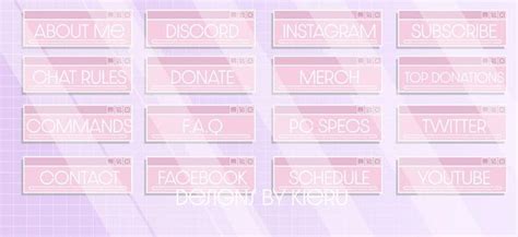 Stream Pack Pink Windows Overlay And Panels Twitch Overlay Etsy