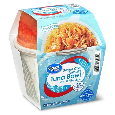 Great Value Tuna Sweet Chili Tomato Rice Bowl 88 Oz