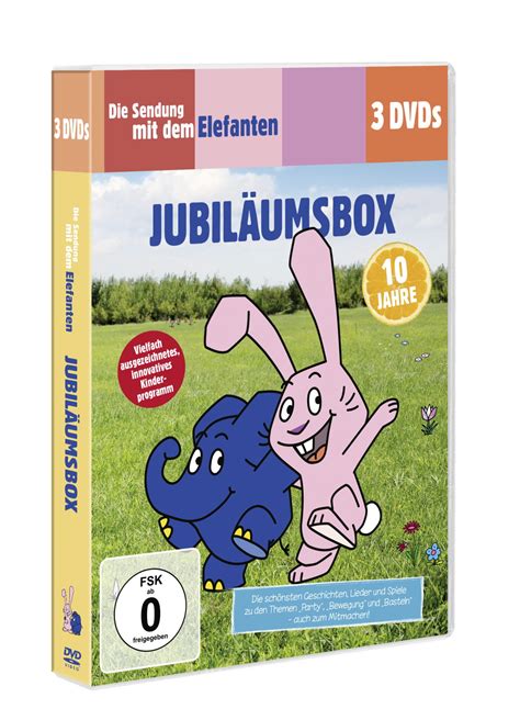 Dvd Jubiläumsbox 10 Jahre „die Sendung Mit Dem Elefanten Rc Release