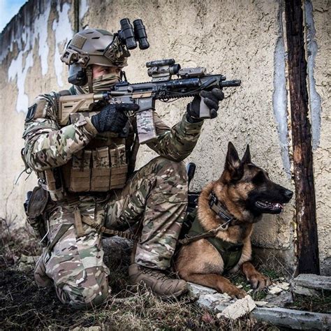 Dutch Kct Sof And A Mwd Military Working Dogs Military Special