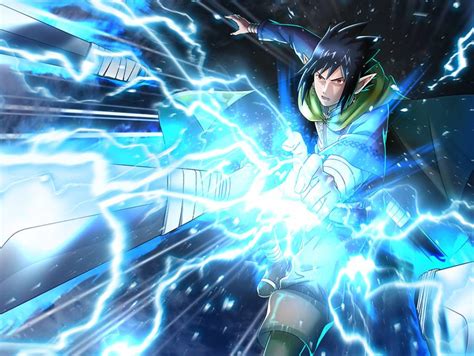 Sasuke Uchiha A Barrage Of Lightning By Itxchis On Deviantart